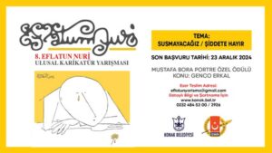 Konak Belediyesi Ulusal Eflatun Nuri Karikatür Yarışması