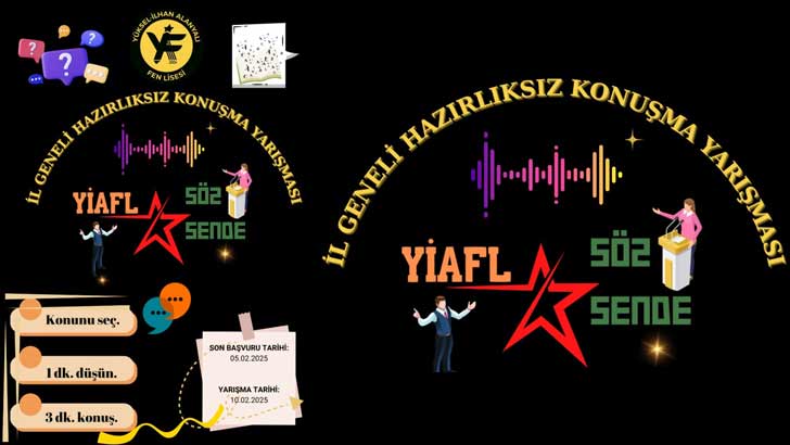 Lise Öğrencileri Söz Sende Hazırlıksız Konuşma Yarışması