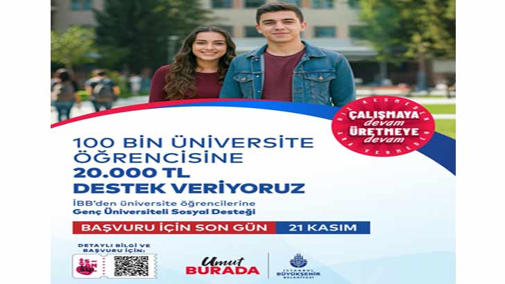 İBB Genç Üniversiteli Burs Başvuru Süresi Uzatıldı